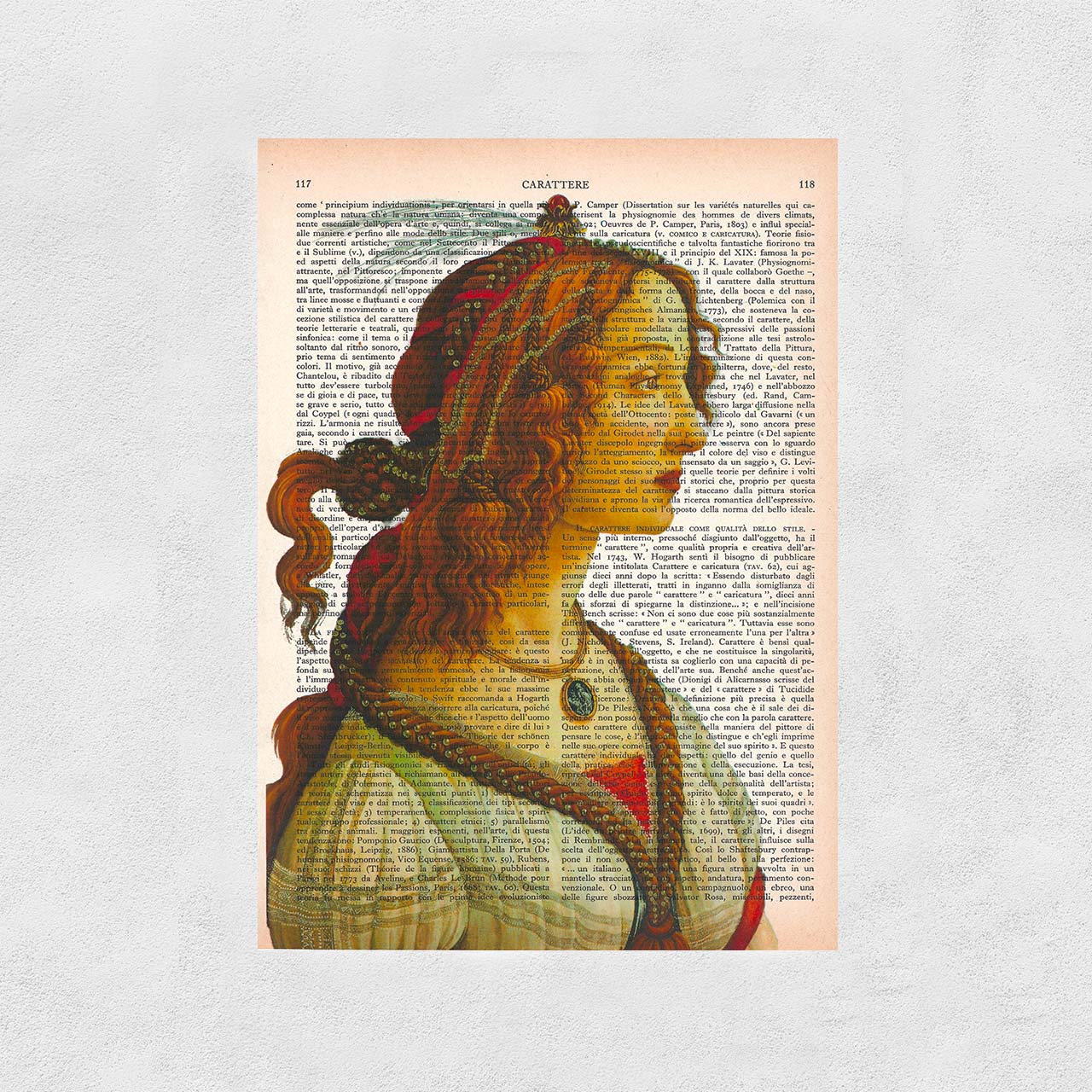 Mix-up: Ritratto di giovane donna, Botticelli