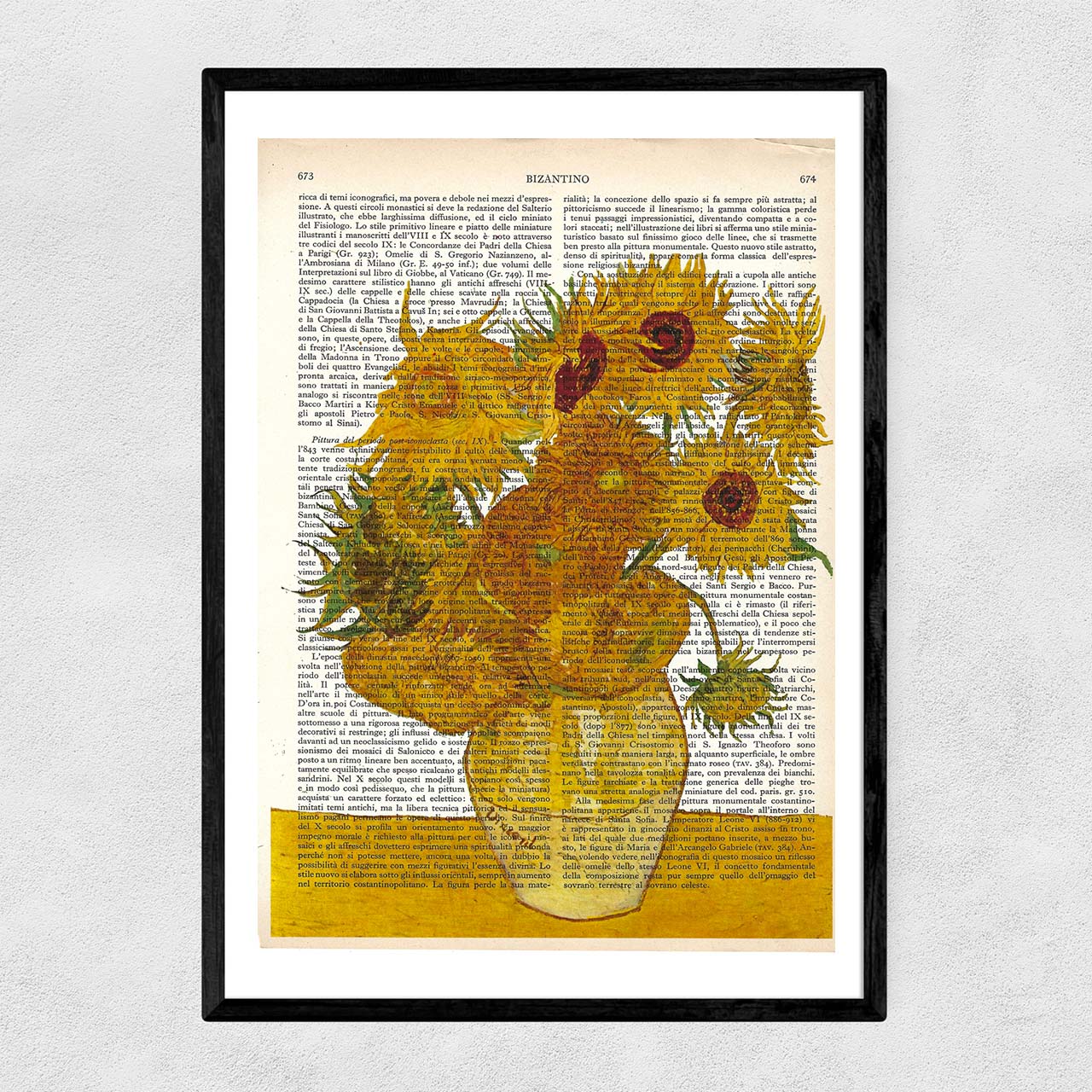Mix-up: Quindici girasoli in un vaso, Vincent Van Gogh