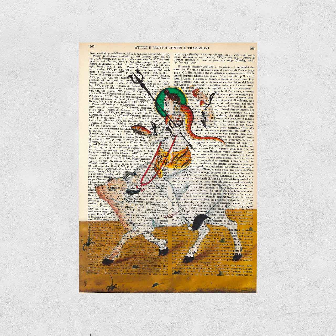 Mix-up: Shiva con i suoi simboli mentre cavalca Nandi