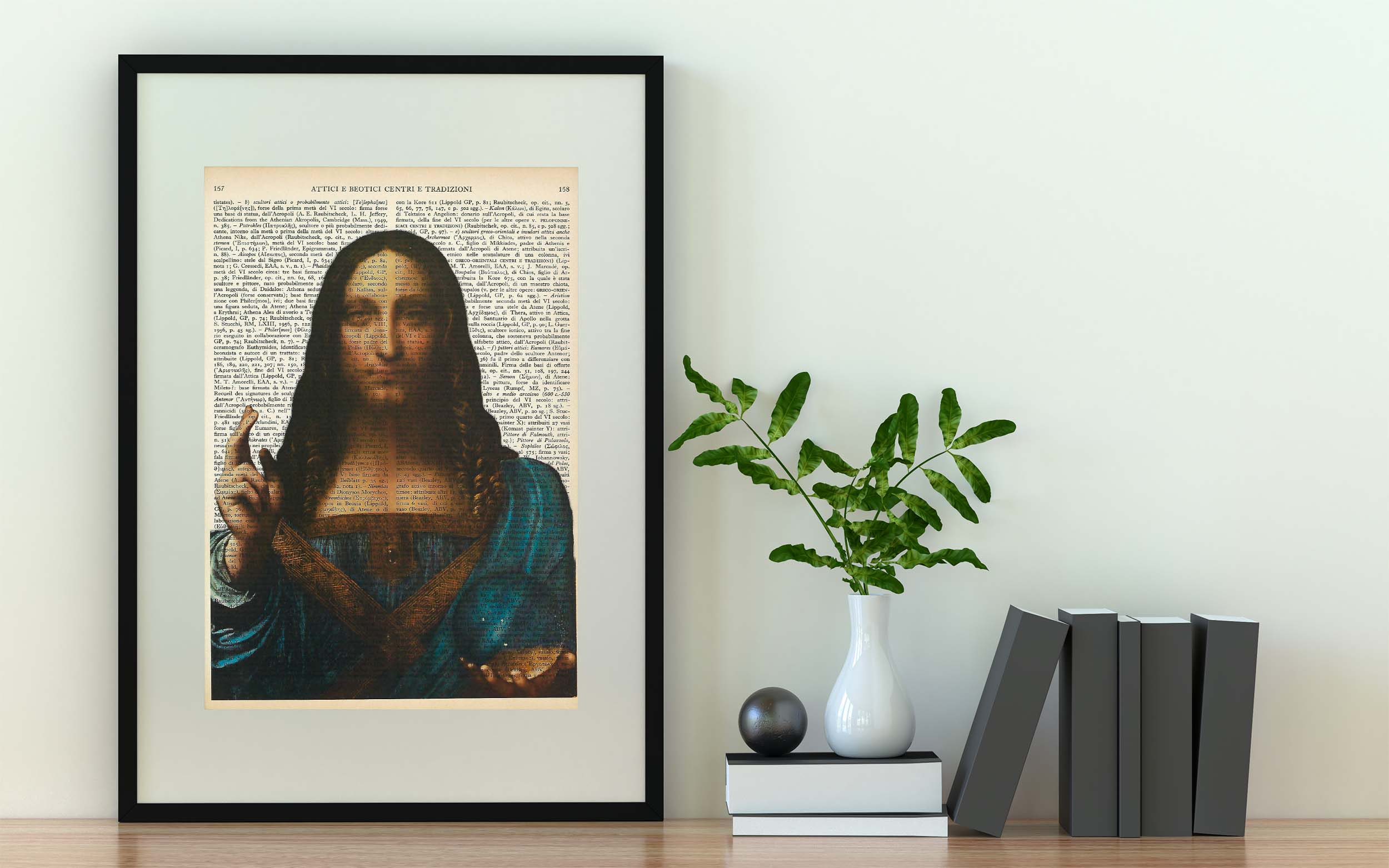 Mix-up: Salvator Mundi (Gesù Cristo, Salvatore del Mondo) - Leonardo