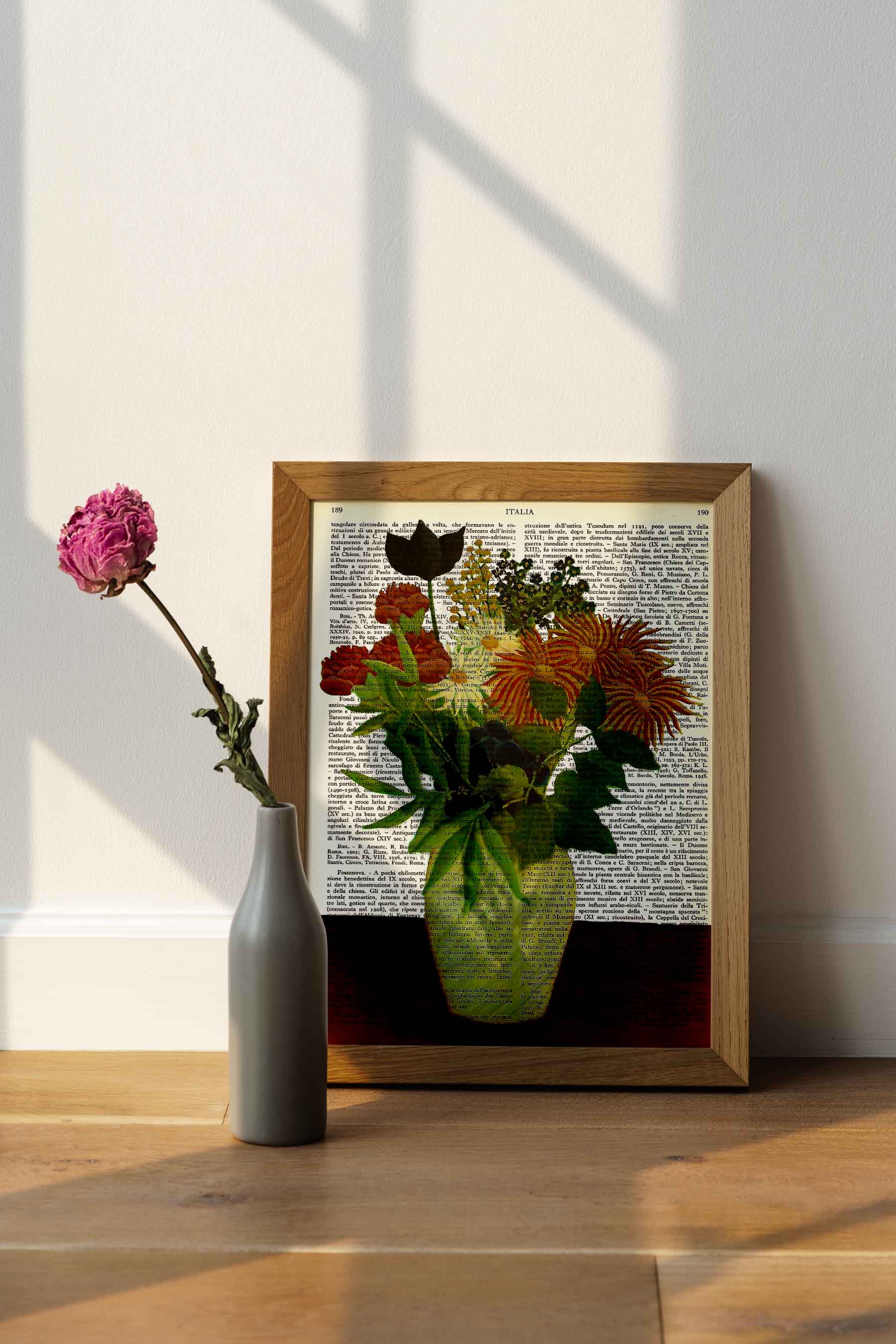 Mix-up: Bouquet di fiori con China Asters - Henri Rousseau