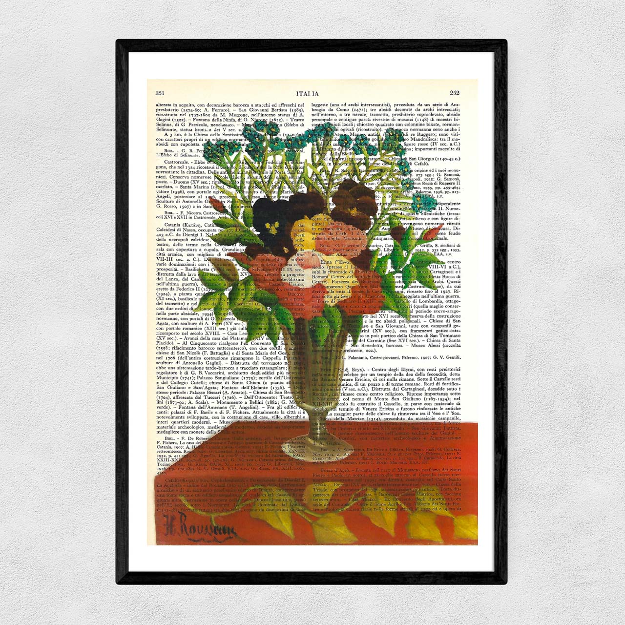 Mix-up: Bouquet di fiori - Henri Rousseau