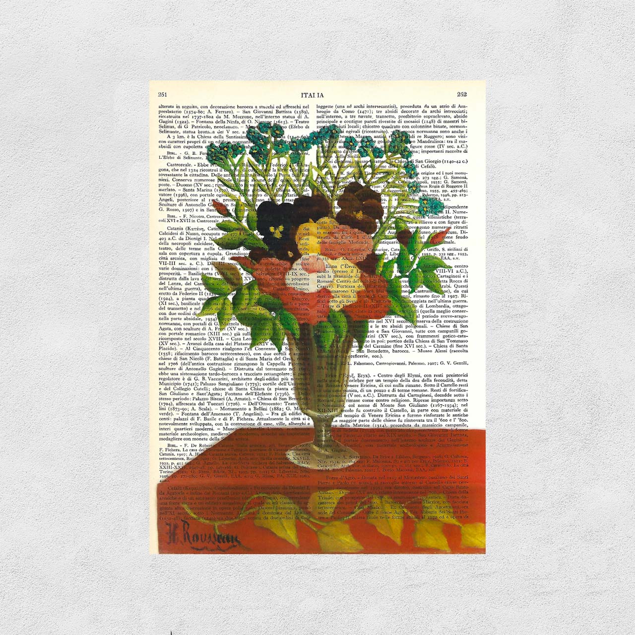 Mix-up: Bouquet di fiori - Henri Rousseau