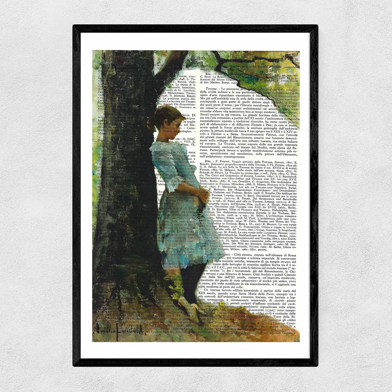 Mix-up: Girl in a Leaf Forest - Amelie Lundahl