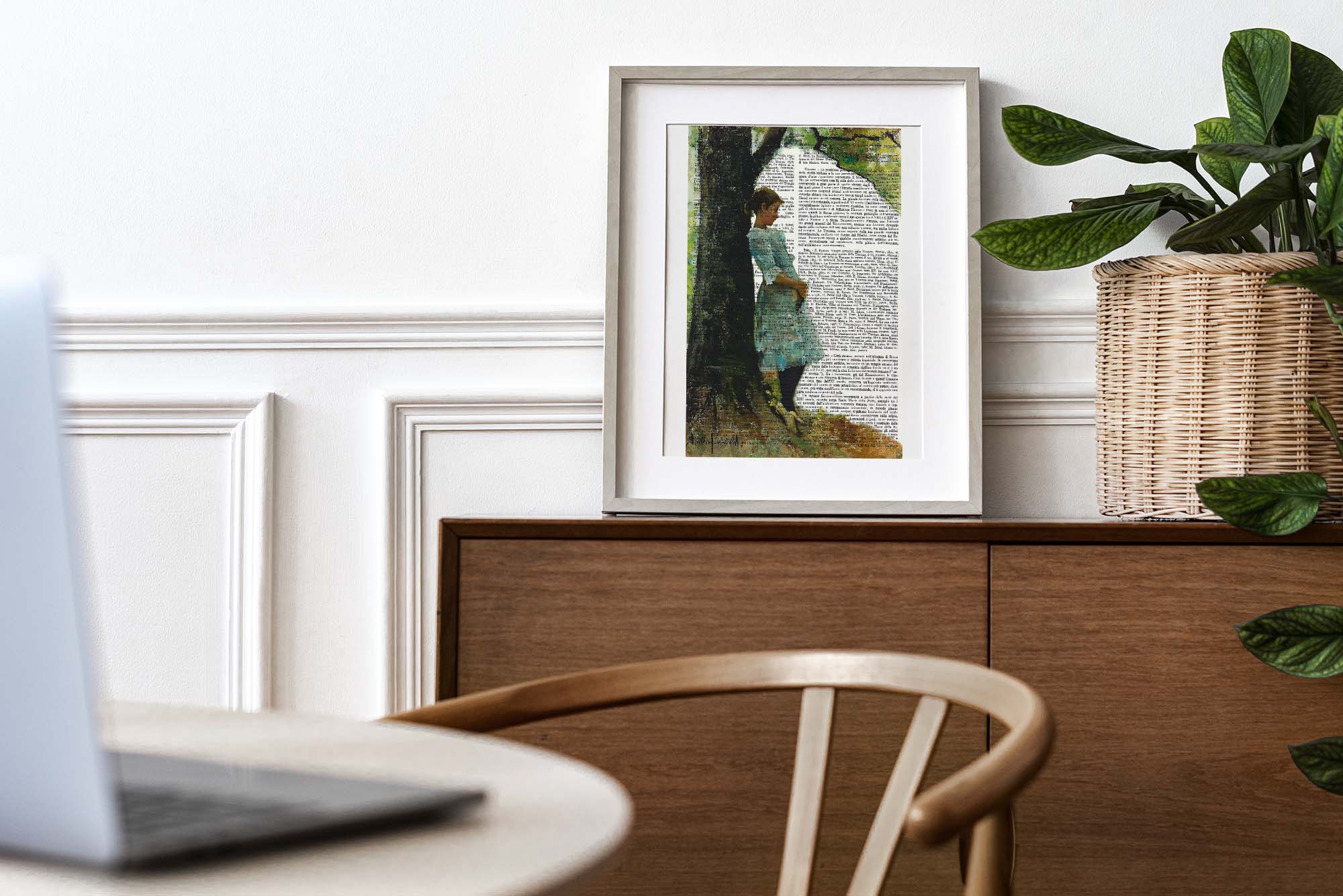 Mix-up: Girl in a Leaf Forest - Amelie Lundahl