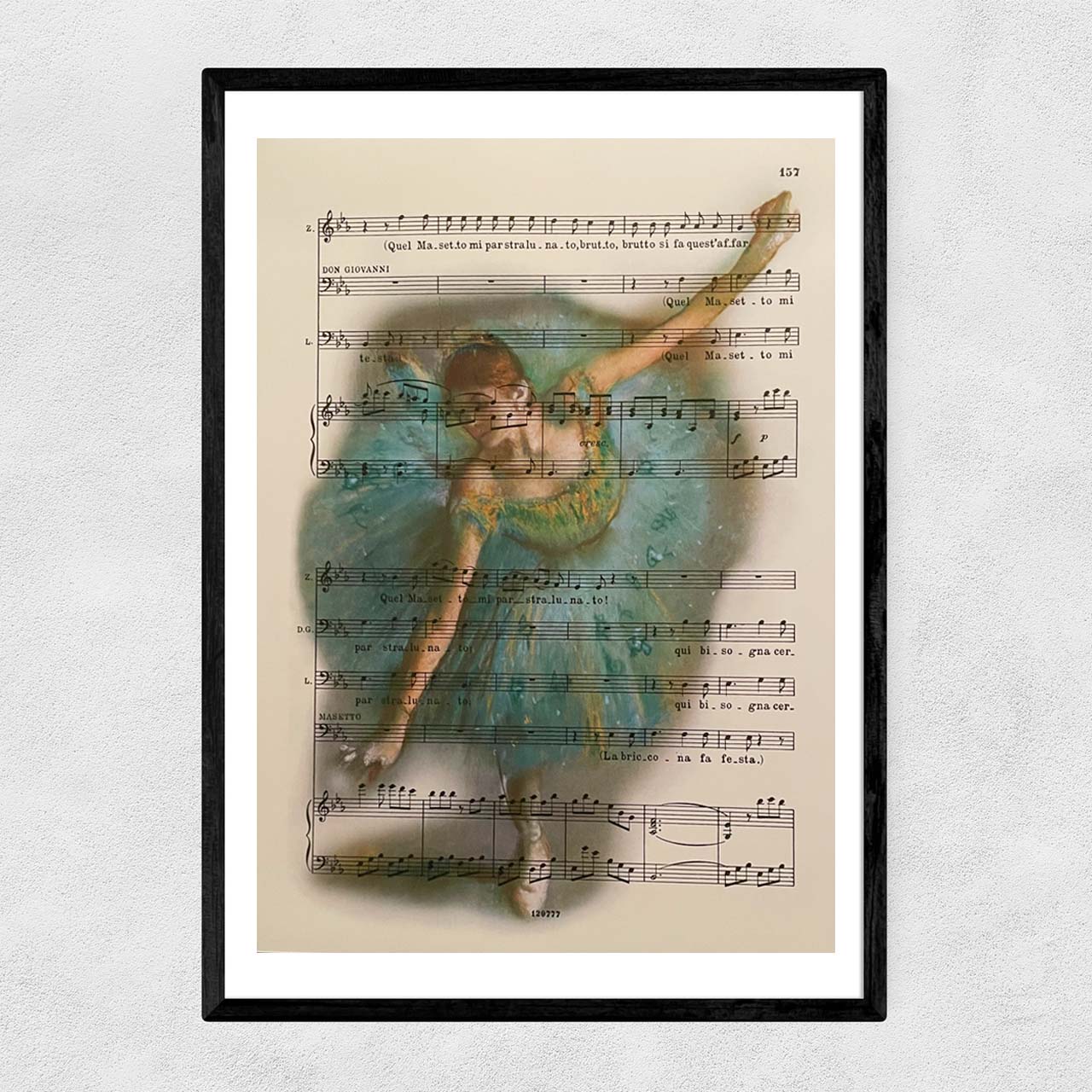 Mix-up: Danzatrice in verde – Edgard Degas