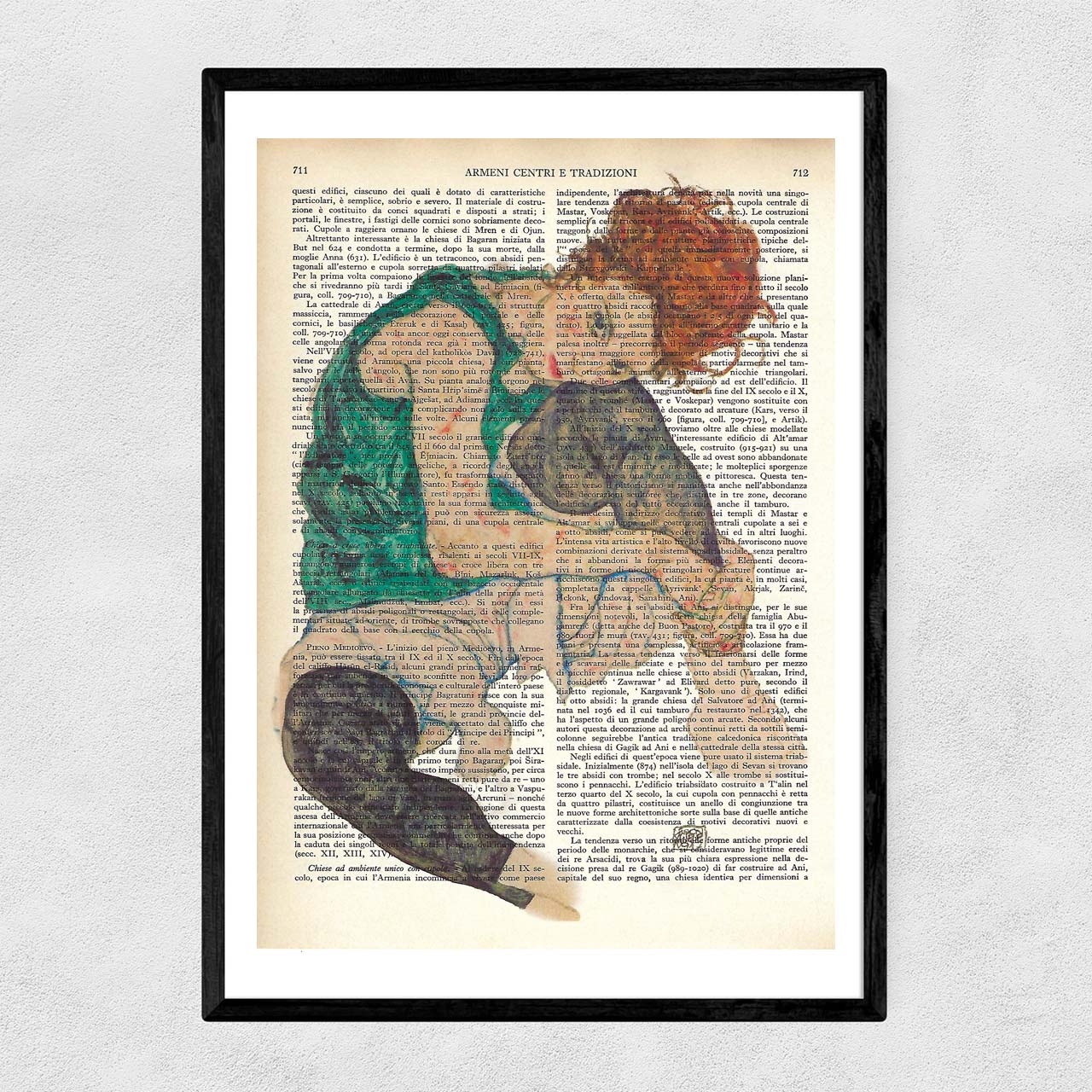 Mix-up: Woman sitting with raised knee - Egon Schiele