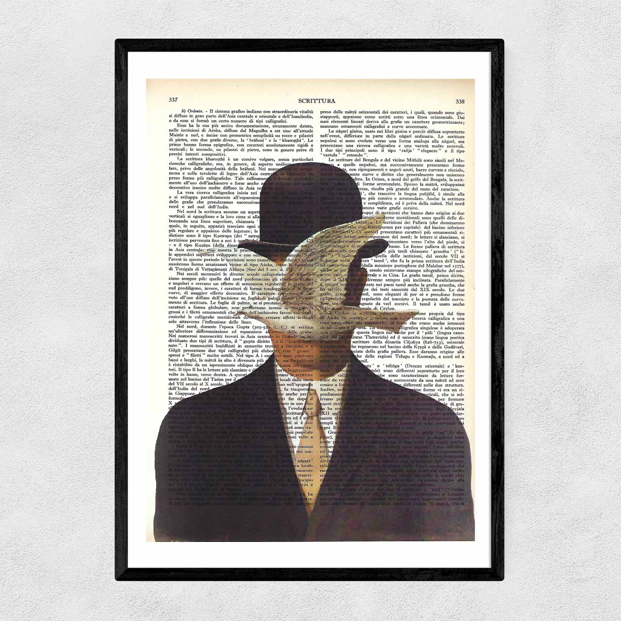 Mix-up: L'uomo con il cappello a bombetta – René Magritte