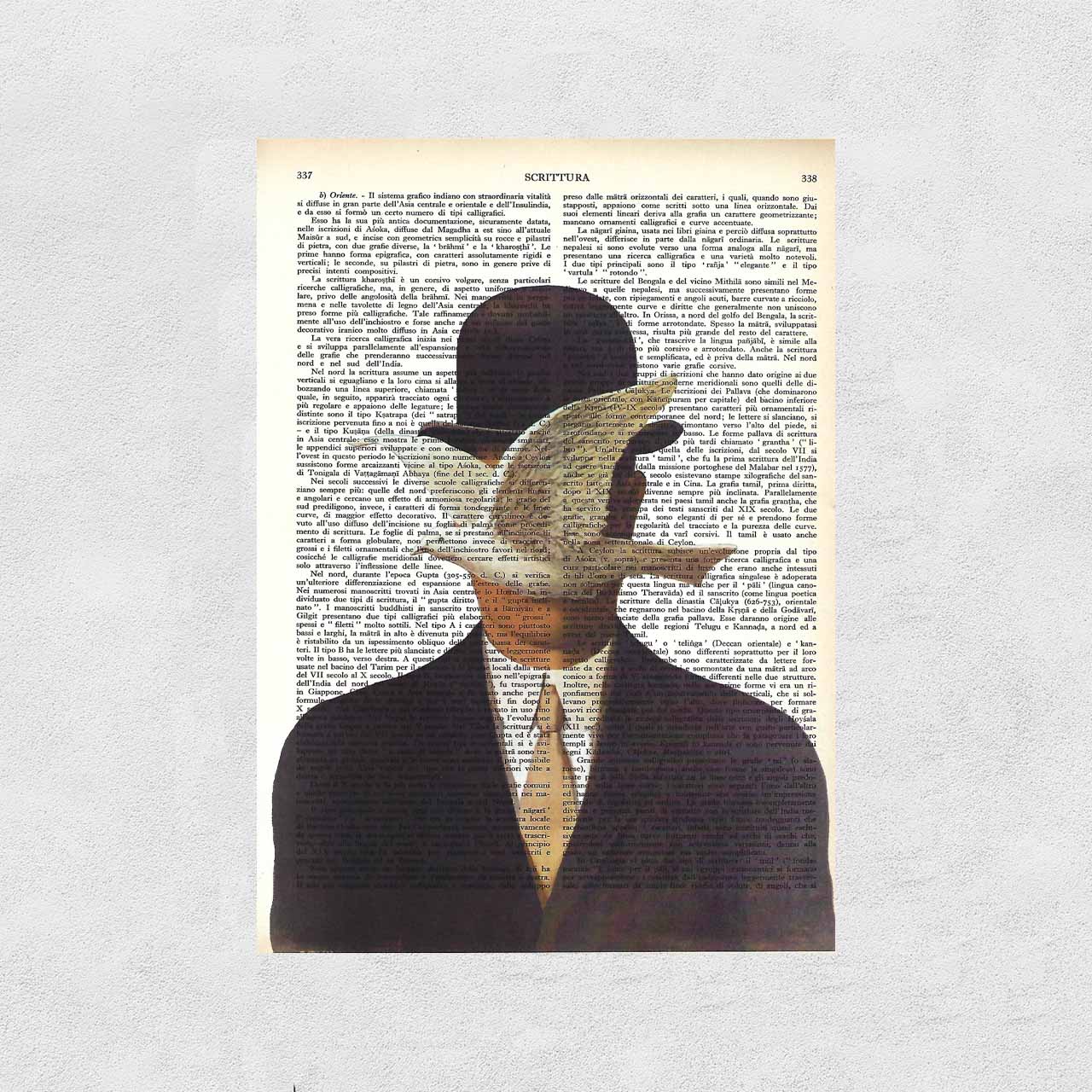 Mix-up: L'uomo con il cappello a bombetta – René Magritte