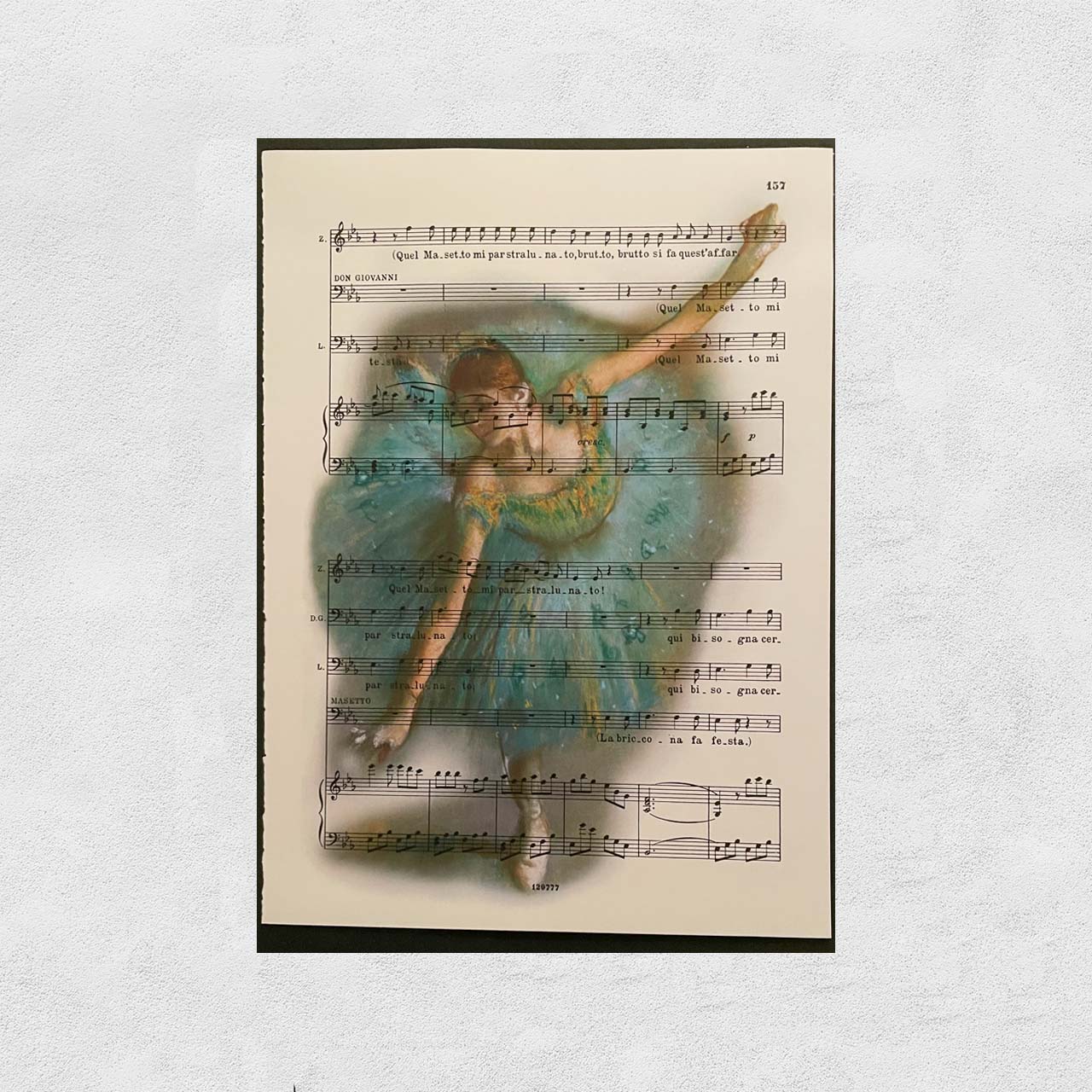 Mix-up: Dancer in Green – Edgard Degas