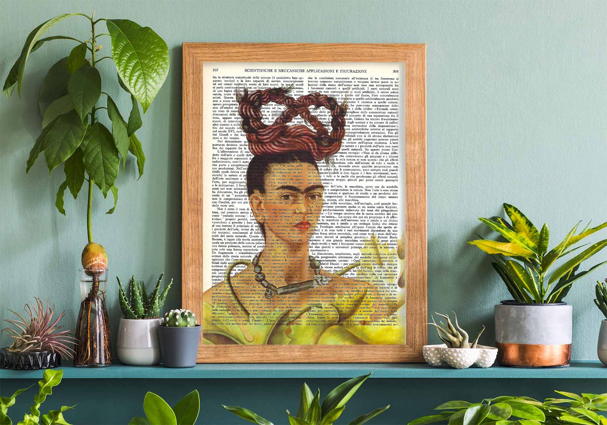 Mix-up: Self-Portrait with Braid – Frida Kahlo